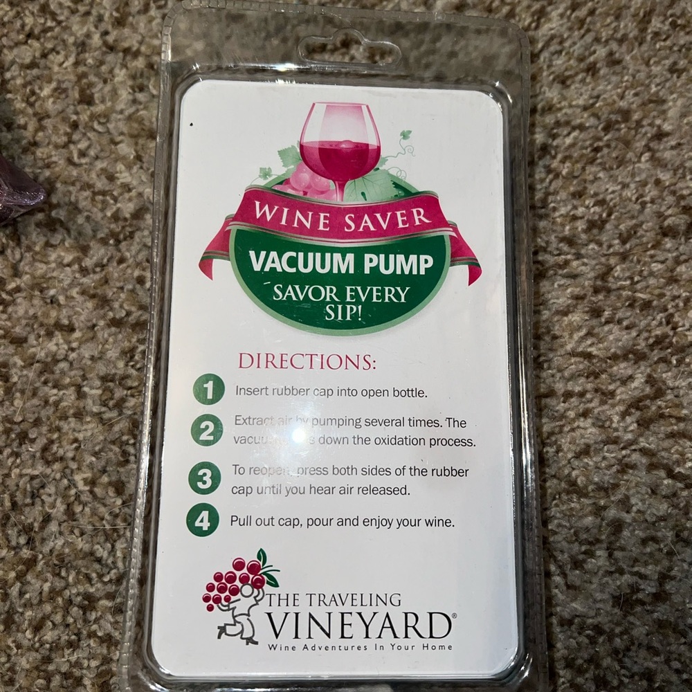 brand new wine saver vacuum pump